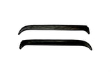 AVS 87-04 Peterbilt 320 Ventshade Extra Wide 2pc - Black