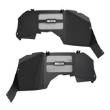 Westin 18-20 Jeep Wrangler JL Inner Fenders - Front - Textured Black