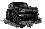 ORACLE Lighting 21-22 Ford Bronco Triple LED Fog Light Kit for Steel Bumper - Yellow SEE WARRANTY