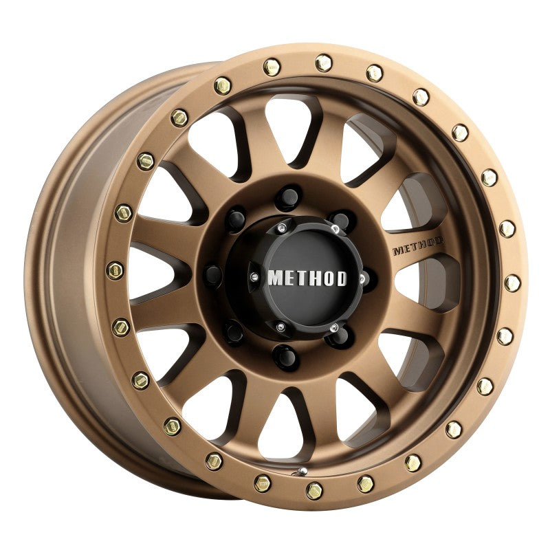 Method MR304 Double Standard 17x8.5 0mm Offset 8x170 130.81mm CB Method Bronze Wheel