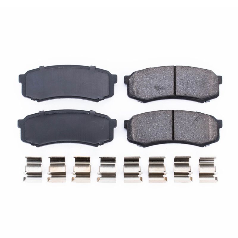 Power Stop 10-19 Lexus GX460 Rear Z17 Evolution Ceramic Brake Pads w/Hardware