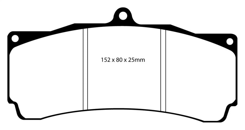 EBC Brakes Yellowstuff Performance Brake Pads