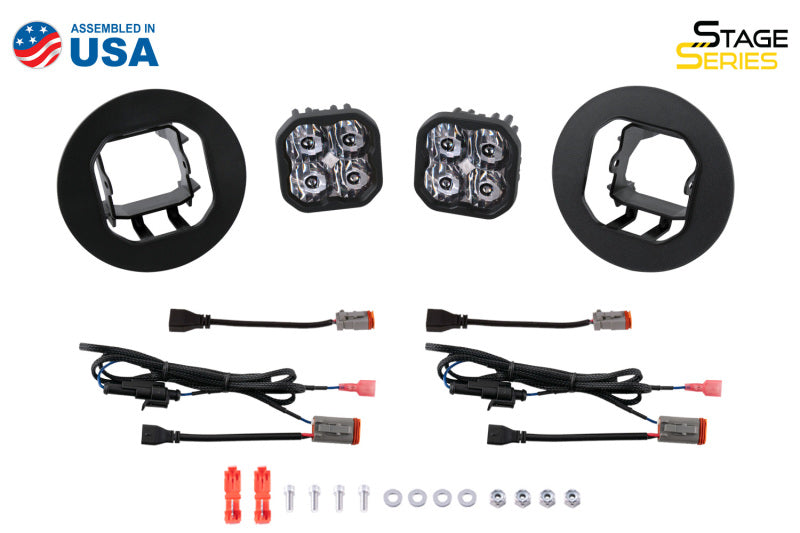 Diode Dynamics SS3 Max Type GM-5 Kit ABL - White SAE Fog