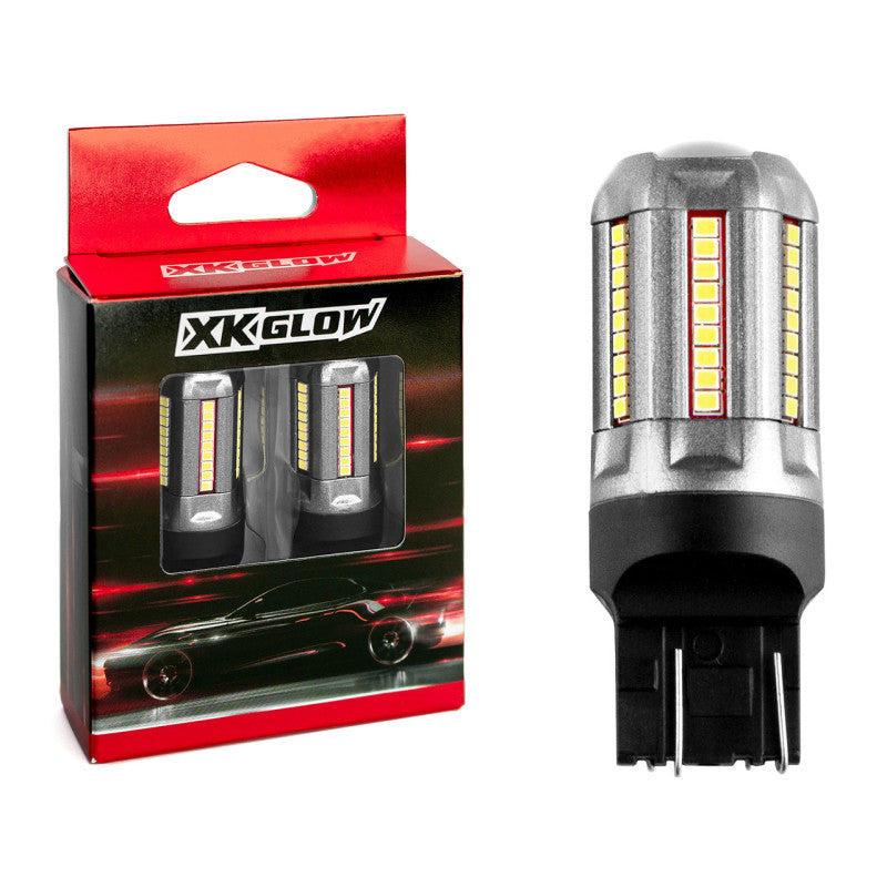 XK Glow 2pc White 7440 Auto Bulb