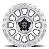 ICON Hulse 17 X 8.5 5 X 5 6mm Offset 4.5in BS Silver Machined