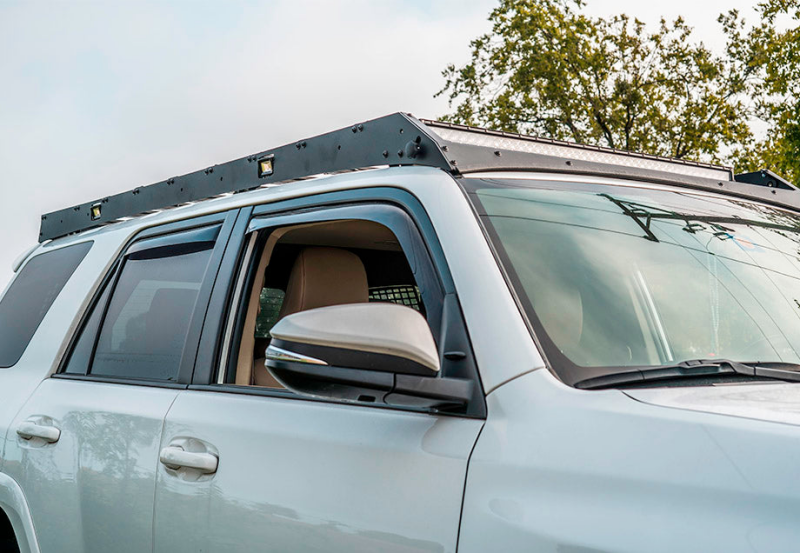 Cali Raised 10-24 Toyota 4Runner Premium Roof Rack - Small Switch/Wiring/No Switch/Cut Outs Only