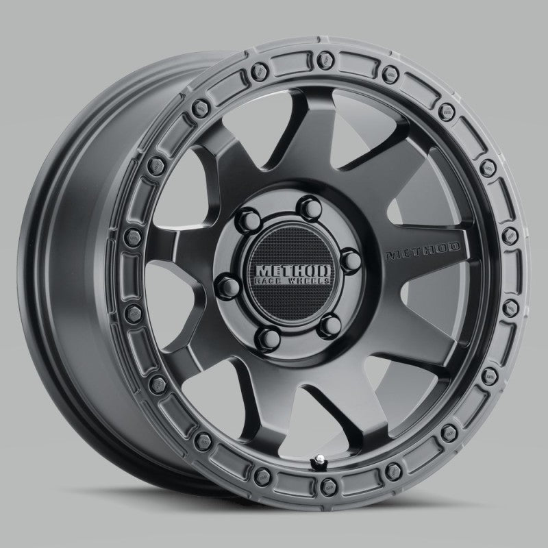 Method MR317 17x8.5 0mm Offset 6x5.5 106.25mm CB Matte Black Wheel