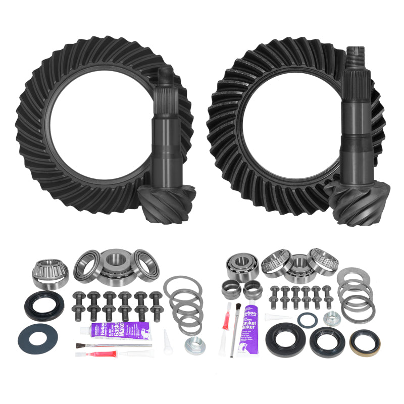 Yukon Ring & Pinion Gear Kit Front & Rear for Toyota 10.5/9R Differential 4.88 Ratio