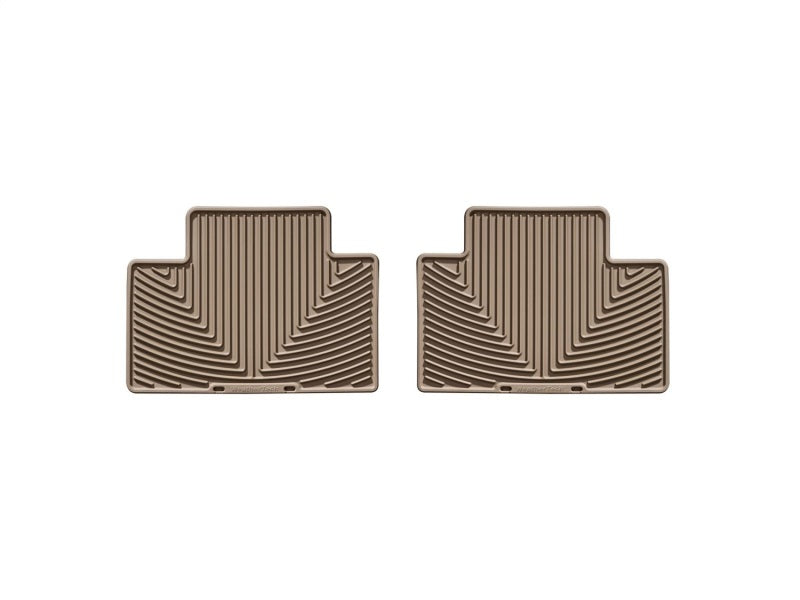 WeatherTech 05-13 Toyota Tacoma Crew Cab Rear Rubber Mats - Tan