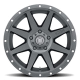 ICON Rebound 20x9 6x5.5 0mm Offset 5in BS Satin Black Wheel