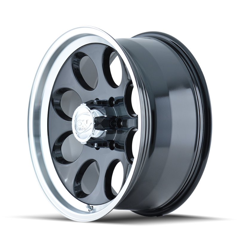 ION Type 171 17x9 / 8x165.1 BP / 0mm Offset / 130.8mm Hub Black/Machined Wheel