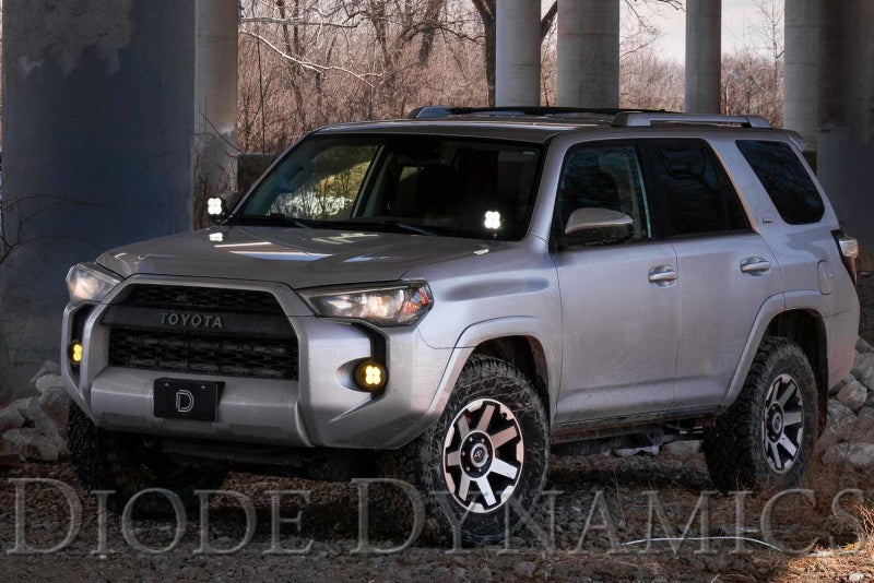 Diode Dynamics 10-21 Toyota 4Runner SS3 LED Ditch Light Kit - Pro White Combo