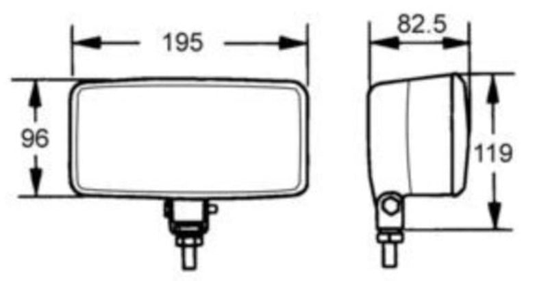 Hella 550 Series Lamp Kit H3 12V ECE/SAE