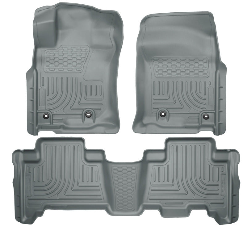 Husky Liners 2013 Toyota 4Runner WeatherBeater Grey Front & 2nd Seat Floor Liners