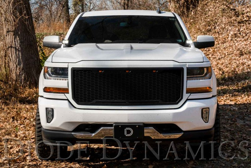 Diode Dynamics 14-19 Silverado/Sierra SSC2 LED Ditch Light Kit Sport - White Combo