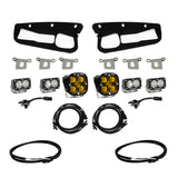 Baja Designs 2021+ Ford Bronco Amber SAE Fog Pocket Kit w/Upfitter