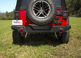 Rugged Ridge Spartan Rear Bumper Full Width 07-18 Jeep Wrangler JK