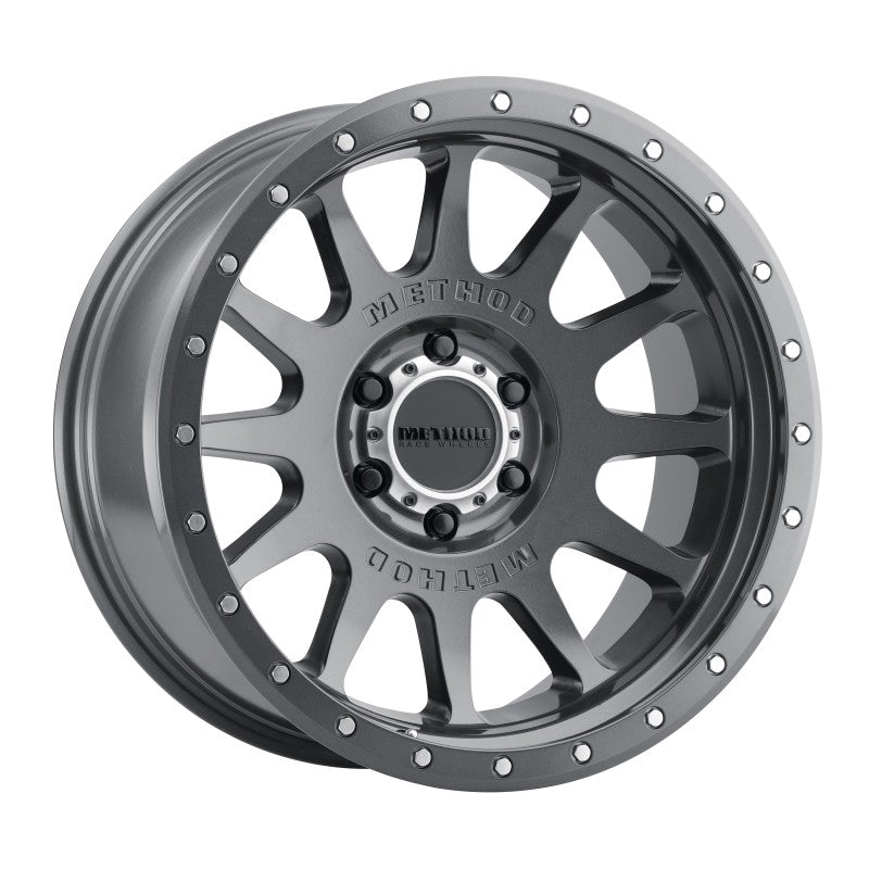 Method MR605 NV 20x10 -24mm Offset 6x5.5 106.25mm CB Gloss Titanium Wheel