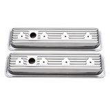 Edelbrock Valve Cover Signature Series Chevrolet 1987-1995 262-400 CI V8 Low Chrome