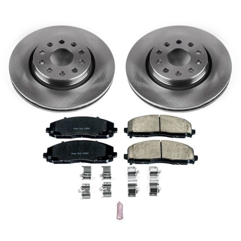 Power Stop 18-19 Jeep Wrangler Front Autospecialty Brake Kit