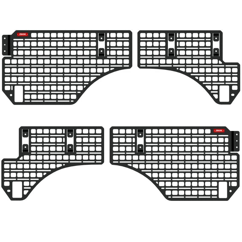 BuiltRight Industries 2019+ RAM 1500 5.7ft Bed Full Bedside Rack - 4pc Set