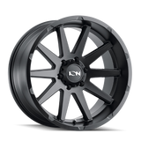 ION Type 143 20x10 / 6x135 BP / -19mm Offset / 87.1mm Hub Matte Black Wheel