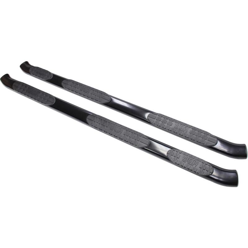 Westin 2007-2018 Toyota Tundra D-Cab (6.5 ft Bed) PRO TRAXX 5 WTW Oval Nerf Step Bars - Black