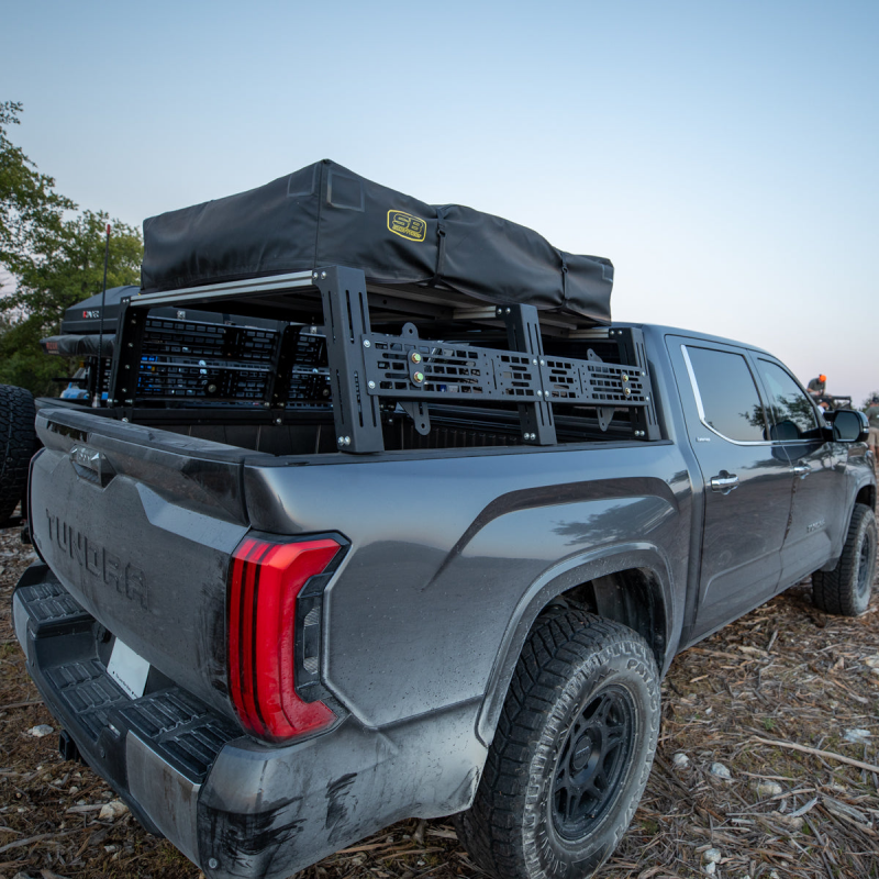 Cali Raised 2022+ Toyota Tundra Overland Bed Rack -Mid Height Rack