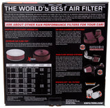 K&N Universal Custom Air Filter - Round 5.125in Flange / 14in OD / 5.125in ID / 4.625in Height