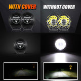 (2pcs/set) 7 Inch 230W 33332LM 360-PRO Series Custom Lens Offroad LED Driving Lights+Amber/Black Covers(Optional) for JEEP WRANGLER JL JK TJ