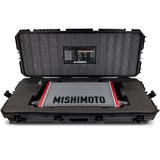 Mishimoto Universal Carbon Fiber Intercooler - Gloss Tanks - 525mm Black Core - S-Flow - R V-Band