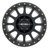 Method MR305 NV 16x8 0mm Offset 8x6.5 130.81mm CB Matte Black Wheel