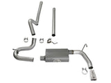 aFe Scorpion 2-1/2in Aluminized Steel Cat Back Exhaust 07-17 Jeep Wrangler V6-3.6/3.8L (4 Dr)