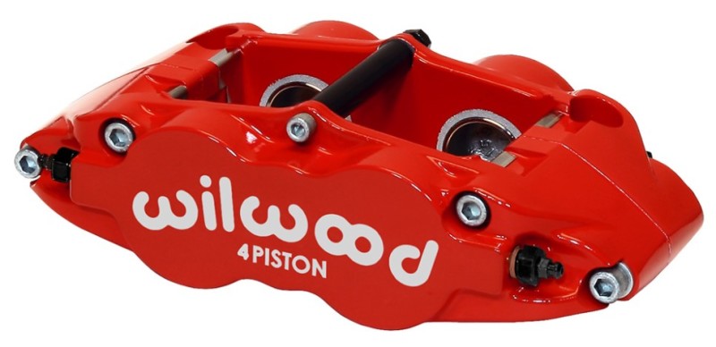 Wilwood Caliper-Narrow Superlite 4R - Red 1.12/1.12in Pistons 0.81in Disc