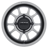 Method MR409 Bead Grip 15x10 / 5+5/0mm Offset / 4x136 / 106.25mm CB Steel Grey Wheel