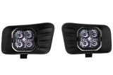 Diode Dynamics SS3 Ram Horizontal LED Fog Light Kit Sport - White SAE Driving