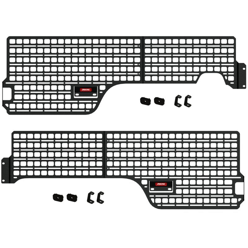 BuiltRight Industries 2019+ Ford Ranger 5ft Bed Full Bedside Rack - 4pc Set