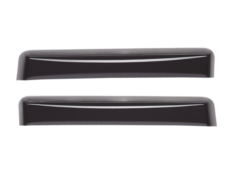 WeatherTech 07+ Toyota Tundra Rear Side Window Deflectors - Dark Smoke