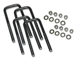 Superlift U-Bolt 4 Pack 9/16x2-1/2x13 Square w/ Hardware