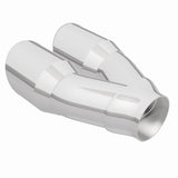 MagnaFlow Double Wall 3in Dual Round Polished Tip 2.25in Inlet