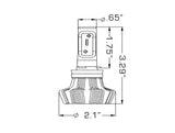 Oracle H8 4000 Lumen LED Headlight Bulbs (Pair) - 6000K SEE WARRANTY