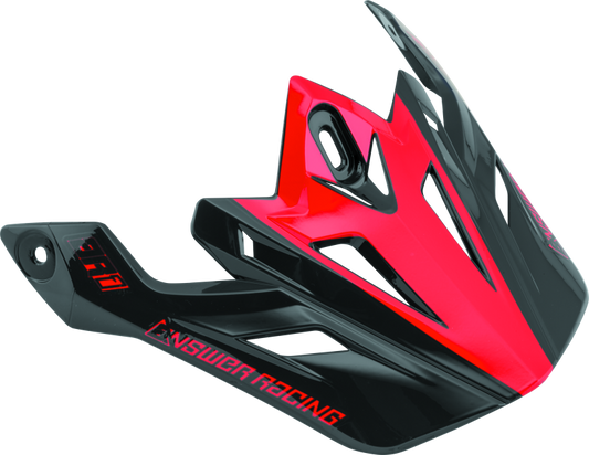 Answer AR1 Edge Visor - Midnight/Bright Red