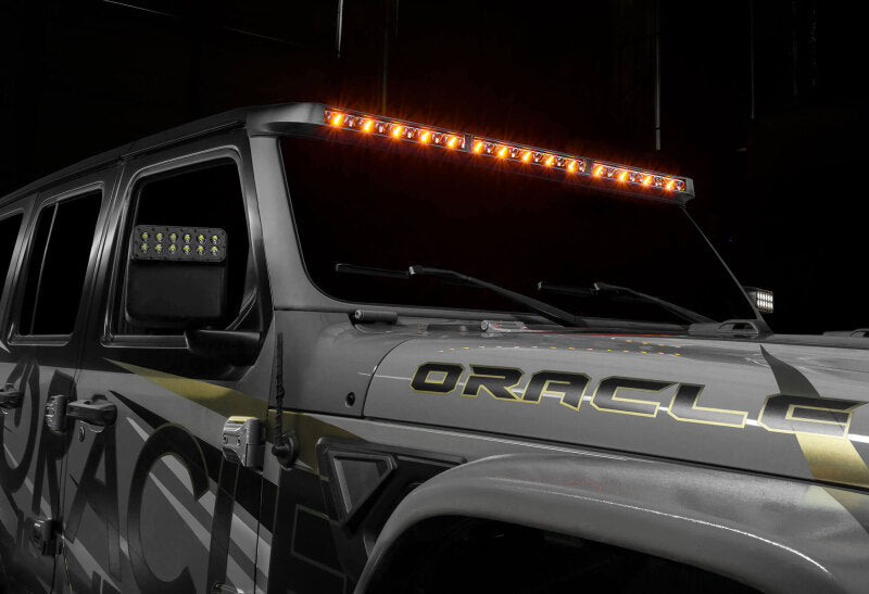 Oracle Jeep Wrangler JL/Gladiator JT Integrated Windhsiled LED Light Bar System