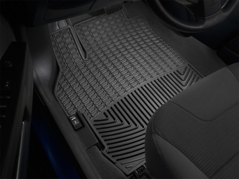 WeatherTech 2014+ Jeep Wrangler Rear Rubber Mats - Black