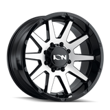 ION Type 143 20x10 / 6x135 BP / -19mm Offset / 87.1mm Hub Black/Machined Wheel