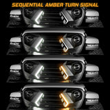 XK Glow JK Wrangler XKCHROME LED Grill Kit