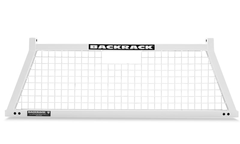 BackRack 17-20 Ford F-250/350/450/550 SD Safetyrack Frame ONLY (Req. HW) - White