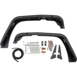 Westin/Snyper 07-17 Jeep Wrangler Tube Fenders - Front - Textured Black