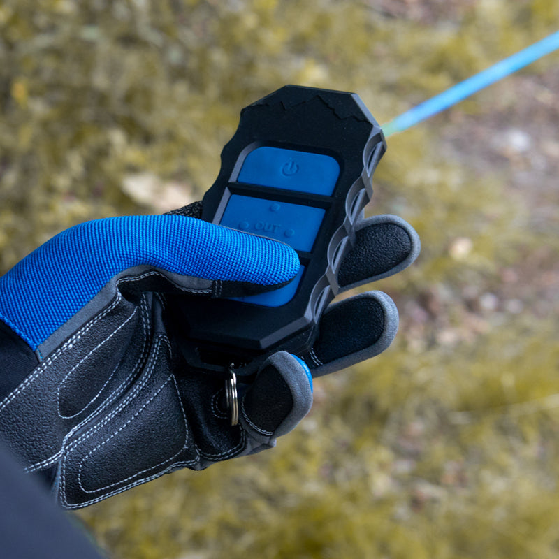 Borne Off-Road 10K Winch - Blue Synthetic Rope