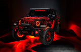 Oracle Jeep Wrangler JL/Gladiator JT Sport High Performance W LED Fog Lights - Red SEE WARRANTY